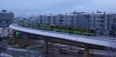 Bursa'da kar yağışı