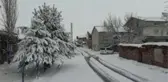 Doğanşehir'de kar yağışı etkili oldu