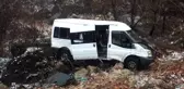 Öğrenci servisi şarampole devrildi: 10 yaralı