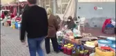 Son dakika haber: Pazarcılar yaktıkları ateşle ısınmaya çalıştı