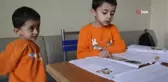 Hakkarili minik kardeşlerin İstiklal Marşı tutkusu