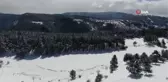 İki mevsim bir arada... Yükseklerde kar, alçaklarda bahar var