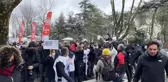Sağlık çalışanları Kadıköy'de eylem düzenledi