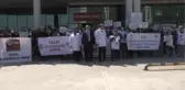 Bazı doktorlar iş bırakma eylemi yaptı