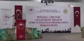 Erzurum'da çiftçilere tohum desteği