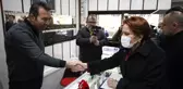 İYİ Parti Genel Başkanı Meral Akşener, Şile'de esnafı ziyaret etti