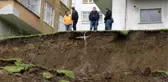 TRABZON'DA HEYELAN; SİTENİN İSTİNAT DUVARI ÇÖKTÜ