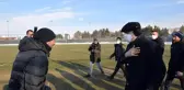 Vali Memiş'ten BB Erzurumspor antrenmanına ziyaret