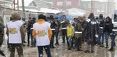 VAN'DA KAR YAĞIŞINDA NEVRUZ KUTLAMASI