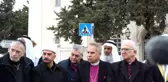 Kudüs'te farklı inançların dini liderlerinden 