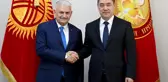 Kırgızistan Cumhurbaşkanı Caparov, Türk Devletleri Teşkilatı Aksakallar Konseyi Başkanı Yıldırım'ı kabul etti