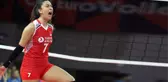 Herkes onu voleybol sahasında izliyordu! Milli yıldız Hande Baladın'ın bikinili pozları da bomba