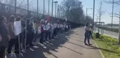 Son dakika haber... NATO karargahı önünde Ukrayna'ya destek gösterisi