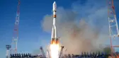 Rusya, üzerinde Z harfi yazan Soyuz roketini uzaya gönderdi