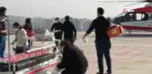 Ambulans helikopteri kalp krizi ve epilepsi nöbet geçiren hastalar için havalandı