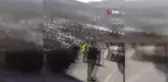 Trabzon'un Tonya ilçesinde kaya parçası yoldan geçen aracın üzerine düştü: 4 ölü