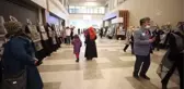Hasta ve hasta yakınlarının yaptığı el işi ürünler görücüye çıktı
