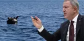 Bakan Hulusi Akar, Karadeniz'deki mayınlarla ilgili çalışmaları paylaştı: Anında imha ediliyorlar