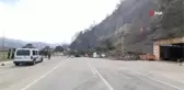 Ayder Yaylası yolunda heyelan