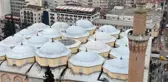 623 yıllık Ulu Cami'ye Ramazan mahyası asıldı