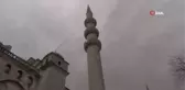 Süleymaniye Camii'nin şerefesinden parça koptu