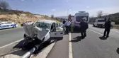 Belediye personeli sıkıştığı araçtan yaralı olarak kurtuldu