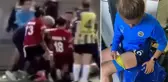 Utandıran görüntüler! Amed'de Fenerbahçeli kadın futbolculara tekme tokat saldırdılar