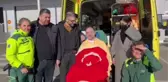 STOCKHOLM - Kanser hastası Türk, İsveç'ten ambulans uçakla Türkiye'ye nakledildi