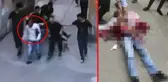 Taciz iddiasıyla masum şahsı bıçaklayıp mahallede gezdiren gruptan 2 kişi tutuklandı