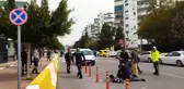 Antalya'da eski enişte tekerlekli sandalyeyle geldiği adliye önünde dehşeti yaşattı