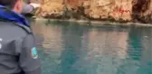 FALEZLERDEN DÜŞEN GENCİ, DENİZ POLİSİ KURTARDI