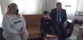 VALİ YILMAZ, ODASINI MERAK EDEN KAYRA'YI MİSAFİR ETTİ