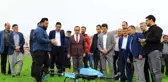 Çiftçiye droneli ilaçlama desteği