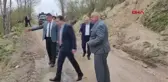 ÜNYE'DE HEYELANDA BOŞALTILAN EVLERE İNCELEME