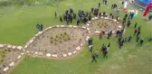 Barışın sembolü 'Üçüncü Bahçe' eseri Karkamış'ta görücüye çıktı