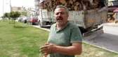 Tehlike saçan kamyon sürücüsünden gazetecilere, 