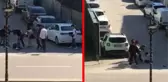 Gençlerin yumruklu kavgası kameraya yansıdı
