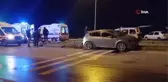 Kontrolden çıkan araç refüje çıktı: 4 yaralı