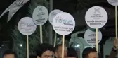 TÜGVA üyeleri, İsrail'in Mescid-i Aksa'ya yönelik saldırılarını protesto etti