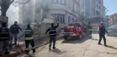 Tekirdağ'da iki katlı evde yangın çıktı
