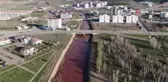 Türkiye'nin en uzun nehri Kızılırmak'a adını veren Fablum Çayı adeta coştu