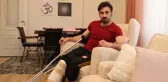 Erzurum'da 6. kattan düşen çocuğu 