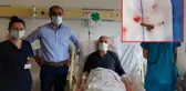 Öksürük şikayetiyle gittiği hastanede 5 yıldır akciğerine saplanan lades kemiğiyle yaşadığını öğrendi