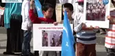 İstanbul'da Uygur Çocukları İçin Protesto