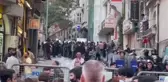Beyoğlu'nda 15 Temmuz darbe girişimi ve Gezi Parkı olayları davası protestosu