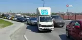 Son Dakika | İkitelli'de feci kaza... İETT otobüsü, servis aracı ve kamyonet çarpıştı