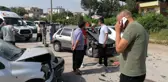 Kontrolden çıkan otomobil iki araca çarptı: 3 yaralı