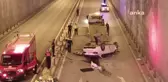 Osmaniye'de Sürücüsünün Direksiyon Hakimiyetini Kaybettiği Araç 10 Metre Yükseklikten Düştü