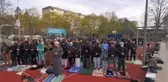 STOCKHOLM - İsveç'te Ramazan Bayramı namazı kılındı