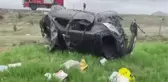 Son dakika haberleri! Devrilen otomobildeki 1 kişi öldü, 6 kişi yaralandı
